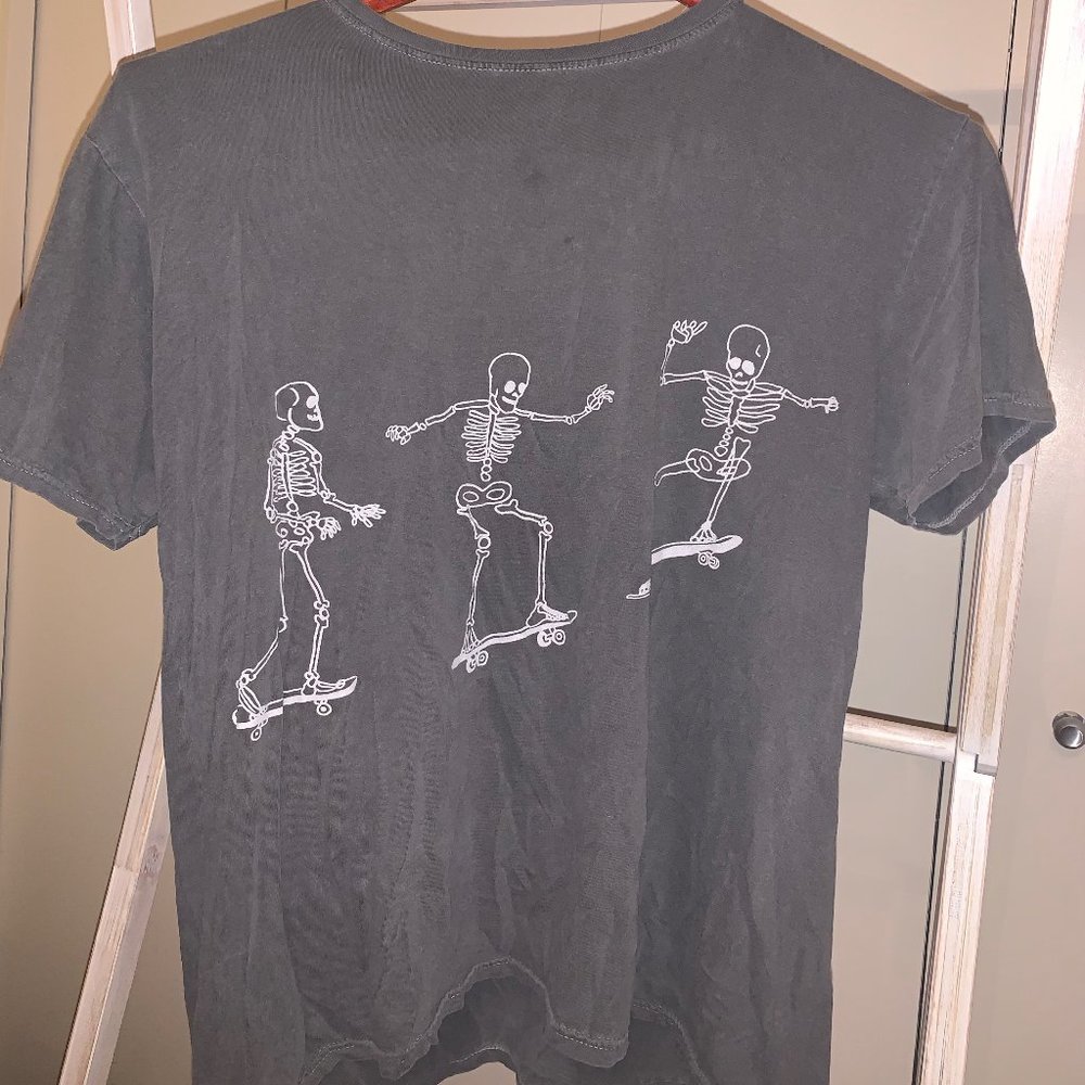 Project Social T Skateboard Skeleton Tee